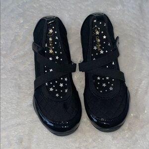 Girls Black Sporty Shoes